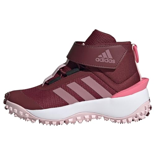 Adidas Fortatrail Strap, Sneakers Unisex - Bambini E Ragazzi, Shadow Red Wonder Orchid Clear Pink, 38 2/3 Eu