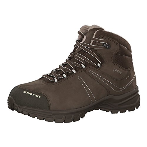 Mammut Nova Iii Mid Gtx, Scarpe Da Arrampicata Alta Donna, Grigio (Bark-White 0627), 36 Eu