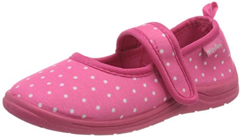 Playshoes Pantofole, Pantofole Unisex - Bambini E Ragazzi, Punti, 24/25 Eu