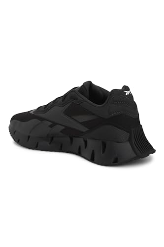 Reebok Zig Dynamica 4, Sneaker Unisex-Adulto, Cblack/Purgry/Purgry, 35 Eu