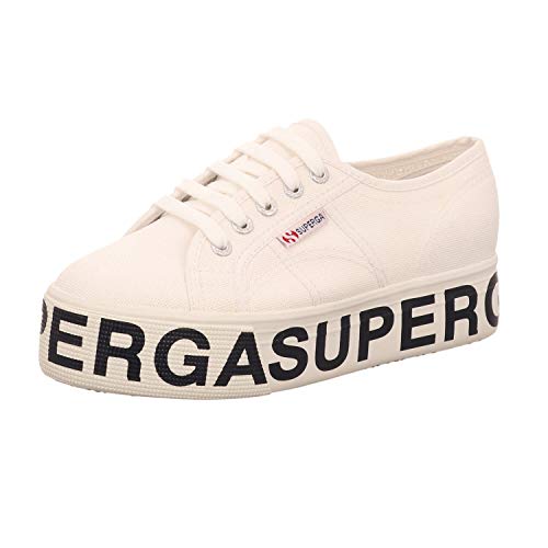 Superga 2790 Cotw Outsole Lettering, Sneaker, Donna, Bianco (White 901), 39 1/2 Eu