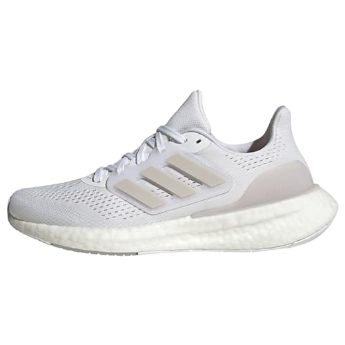 Adidas Pureboost 23 Shoes, Scarpe Da Ginnastica Donna, Ftwr White/Grey Two/Core Black, 38 2/3 Eu
