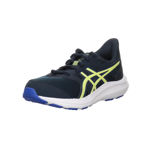 Asics Jolt 4 Gs, Sneaker, French Blue/Glow Yellow, 39.5 Eu