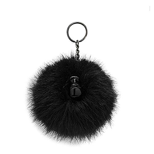Kipling Pompom Monkey Pack10, Portachiavi, Donna, Nero (True Black), Taglia Unica