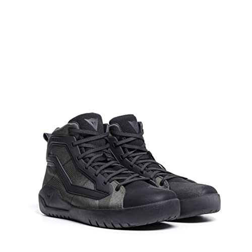 Dainese Urbactive Gore-Tex Shoes, Stivali Da Motocicletta Uomo, Nero/Army-Green, 41 Eu