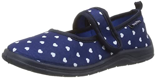 Playshoes Pantofole, Unisex - Bambini E Ragazzi, Cuoricini, 30/31 Eu