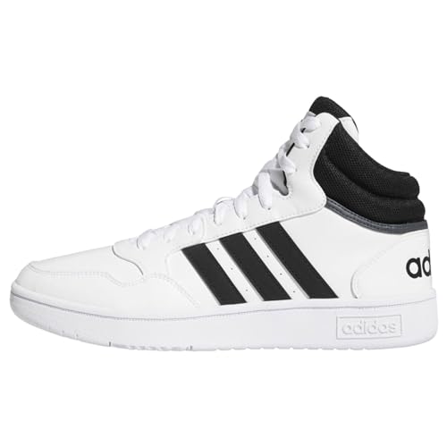 Adidas Hoops 3.0 Mid Classic Vintage Shoes, Sneakers Uomo, Core Black Core Black Ftwr White, 43 1/3 Eu