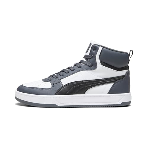 Puma Unisex Caven 2.0 Mid Scarpe Da Ginnastica, Puma White Puma Black Strong Gray Puma Silver, 42.5 Eu