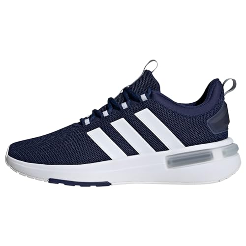 Adidas Racer Tr23, Scarpe Da Ginnastica Uomo, Dark Blue Ftwr White Halo Silver, 46 Eu
