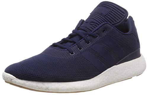 Adidas Busenitz Pure Boost Pk, Scarpe Da Skateboard Uomo, Blu/Bianco/Gomma (Maruni Ftwbla Gum4), 47 1/3 Eu