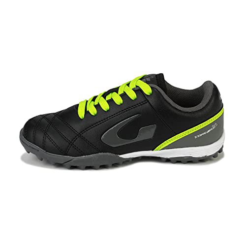 Gems Scarpa Torneo X Jr, Sneaker, Nero/Antracite/Giallo, 29 Eu