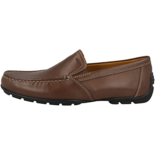 Geox U Moner V, Mocassini Uomo, Marrone Coffee, 41 Eu