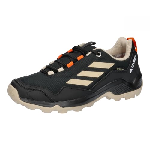 Adidas Terrex Eastrail Gore-Tex Hiking Shoes, Scarpe Da Escursionismo Donna, Core Black Wonder Beige Semi Impact Orange, 41 1/3 Eu