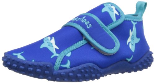 Playshoes Scarpe Aqua, Scarpe Aqua Unisex - Bambini E Ragazzi, Squalo, 30/31 Eu