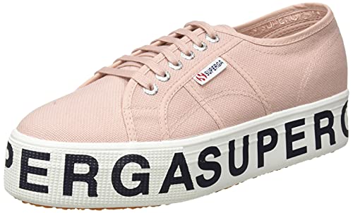 Superga 2790 Cotw Outsole Lettering, Sneaker, Donna, Rosa (Pink Smoke Xcw), 37 1/2 Eu