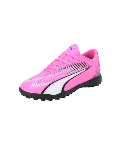 Puma Unisex Youth Ultra Play Tt Jr Soccer Shoes, Poison Pink-Puma White-Puma Black, 34 Eu