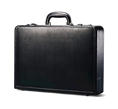 Samsonite Leather Attache Ventriquattrore/Classica Nero