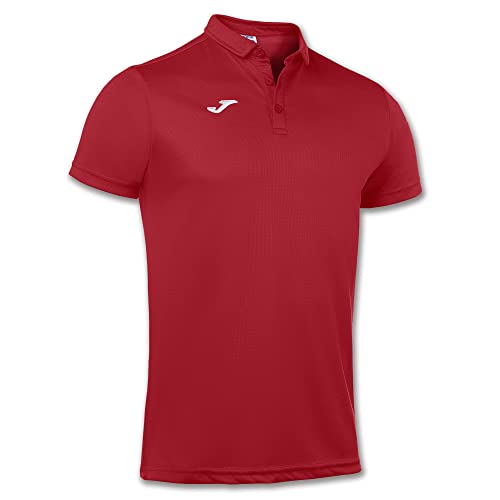 Joma Hobby, Maglietta A Maniche Corte Polo Uomo, Rosso (600), Xl