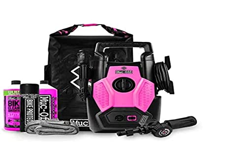 Muc-Off Idropulitrice Portatile Per Bici - La Prima Idropulitrice Professionale Al Mondo Specifica Per Bici - Include Detergente Bici Muc-Off, Protett