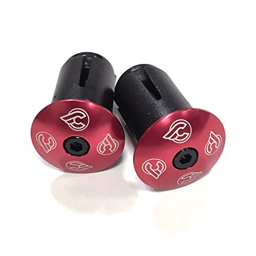 Cinelli Bar End Expander Plugs, Tappi Di Espansione Per Estremità Barre. Unisex-Adulto, Rosso, Universale