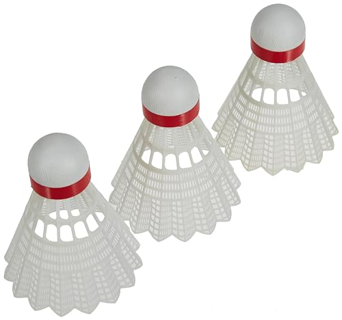 Wilson Championship Volani Da Badminton, Confezione Da 6, Velocità 77, Plastica/Sughero Naturale, Wrt6042Wh77, Bianco