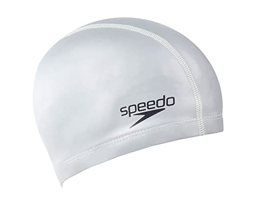 Speedo Unisex Adulto Ultra Pace Cap Swimming Cuffia Da Nuoto, Argento, Taglia Unica