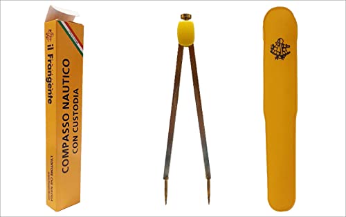 Il Frangente Nf/29 Compasso Nautico In Ottone Cromato A Puntefisse 19 Cm