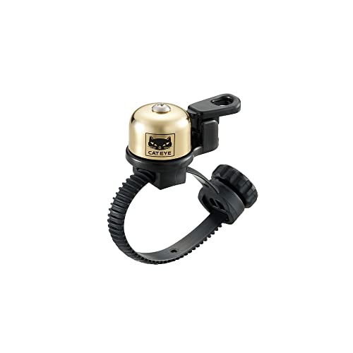 Cateye Oh 2400 Micro Brass Bell Campanello Per Bicicletta, Unisex, Fa003527923, Gold, Taglia Unica