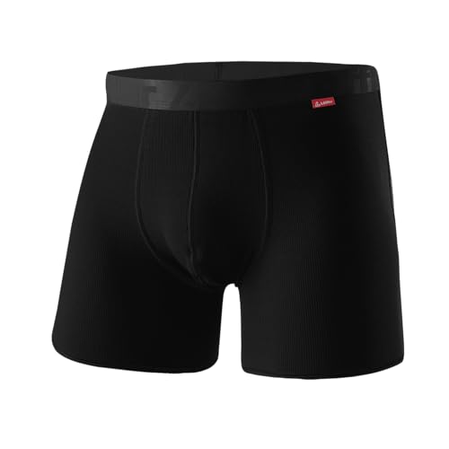 Löffler Transtex Light - Boxer Da Uomo, Taglia 50 Eu, Colore: Nero