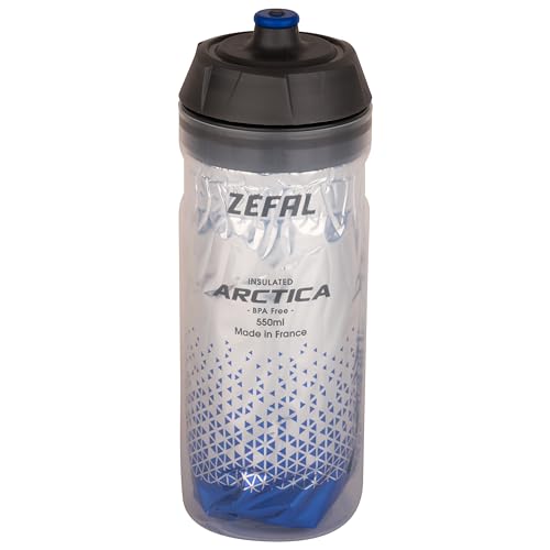 Zefal Arctica 55 - Borraccia Termica Bici 550 Ml - Bottiglia Per Bicicletta Isotermica - Blu