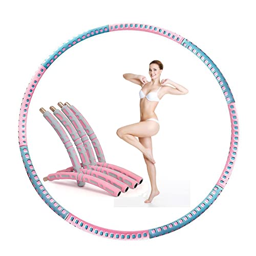 Hula Hoop Fitness Cerchio Morbido Dimagrante 8 Sezioni Rimovibili Per La Perdita Di Peso Per Adulti E Bambini