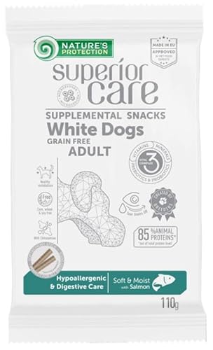 Nature'S Protection Superior White - Snack Per Cani Adulti - Digestione 110 Gr
