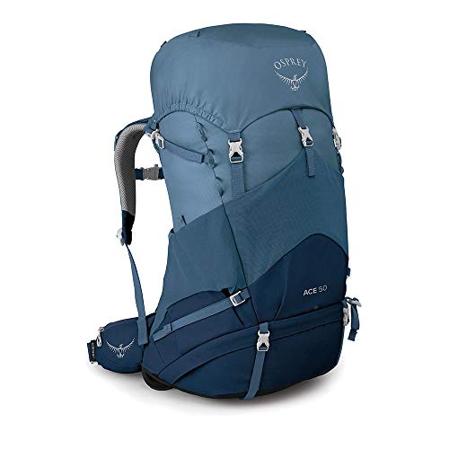 Osprey Ace 50, Zaino Da Hiking Unisex Per Ragazzi, Blue Hills O/S