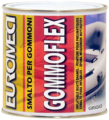 Euromeci Gommoflex, Smalto Per Gommoni, Grigio, 750 Ml