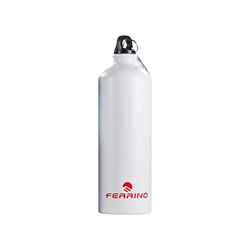 Ferrino Trickle, Borraccia Alluminio Unisex Adulto, Bianco, Taglia Unica