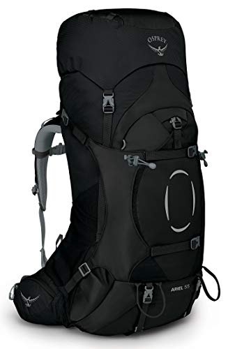 Osprey Ariel 55 Zaino Da Backpacking Per Donna, Black - Wm/L