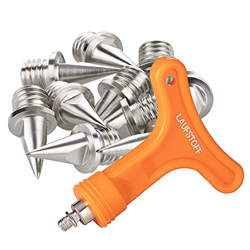 Set Spike Di Chiodi Spine 9 Mm Atletica Leggera M. Spike Della Chiave 14 Pezzi Corsa Tessuto