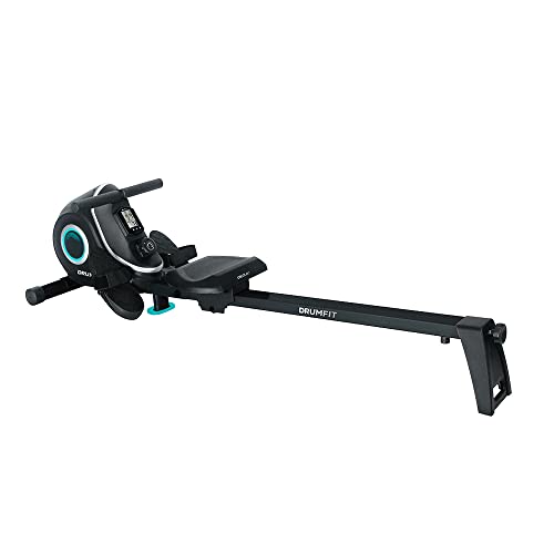 Cecotec Drumfit Rower 7000 Regatta - Macchina Da Remo Pieghevole, Resistenza Magnetica, 10 Livelli, Volante D'Inerzia 7 Kg, Scorrimento Silenzioso, Di