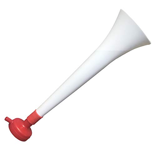Fun Fan Line - Pack X3 Corno Di Plastica/Vuvuzela Horn. Strumento Accessorio Per Feste Calcistiche E Sportive. Trombetta D'Aria Rumorosa Per L'Animazi