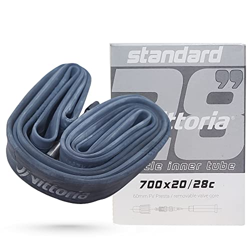 Vittoria Standard, Tubo Interno Unisex Adulto, Nero, 700 X 20/28