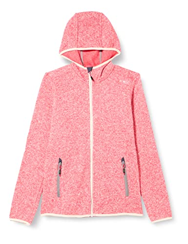 Cmp - Giacca In Knit-Tech Da Bambini Con Cappuccio Fisso, Corallo-Rock, 176