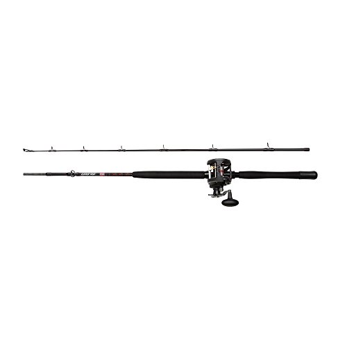 Penn Warfare - Canna Da Barca E Mulinello Moltiplicatore Per Pesca In Acqua Salata Per Sgombro, Merluzzo, Spigola, Pollack E Pesce Piatto, Nero, 210 C