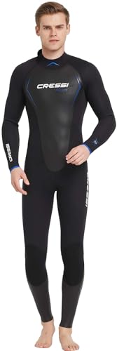 Cressi Altum Monopiece Wetsuit 3 Mm - Muta Monopezzo Uomo In Neoprene 3Mm Per Immersioni E Snorkeling In Acque Temperate