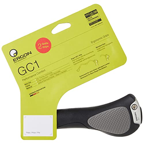 Ergon Gc1, Manubrio Per Bicicletta. Unisex Adulto, Nero (Noir), S