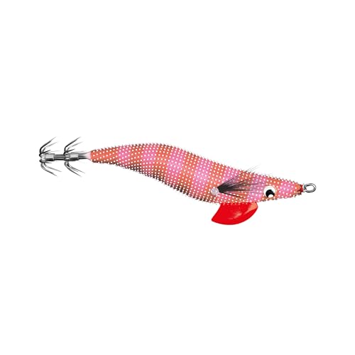 Jatsui Rush Egi Rubber Rivestimento Silicone Chiodato Artificiale Pesca Totanara (3.5, Red)