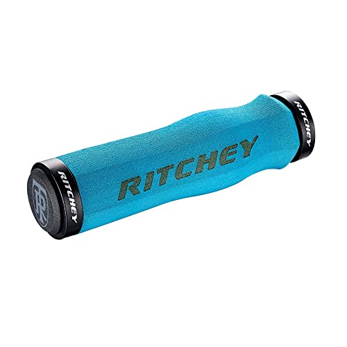 Ritchey Wcs Ergo-Manopole Per Manubrio Bicicletta 130 Mm, Colore: Blu