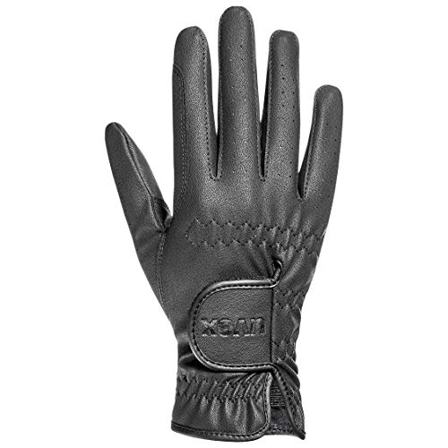 Uvex Sportstyle Kid, Guanti Da Equitazione Elasticizzati Per Bambini, Robusti, Ottimo Grip, Black, 5