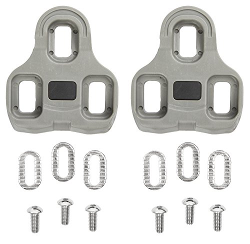 M-Wave Compatible, Set Di Tacchetti Per Pedale, Compatibile Con Keo, Tolleranza Laterale Unisex Adulto, Grigio, Taglia Unica