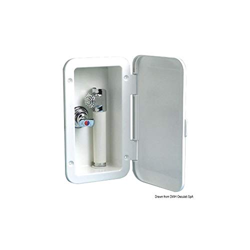 Osculati Box Doccia Con Miscelatore Tubo Pvc 2,5 M A Parete