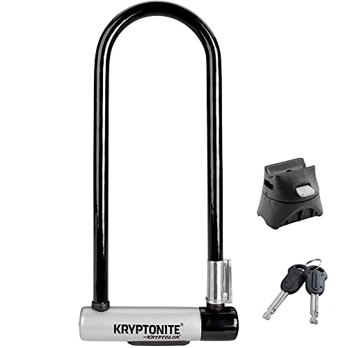 Kryptonite Lucchetto A U Kryptolok Ls | Lucchetto Antifurto Per Bici | Livello Di Sicurezza 6/10| Buona Resistenza Ai Tentativi Di Effrazione| Dimensi